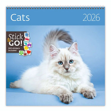 2026 Writing kalender 30 x 30 Cats